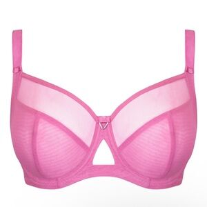 Pink Unlinned Balcony Bra